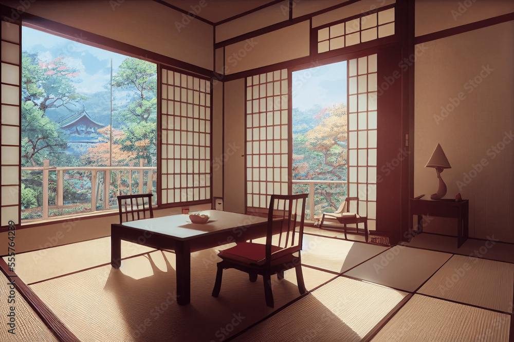 Fototapeta premium 現代系イラスト調の高解像度背景