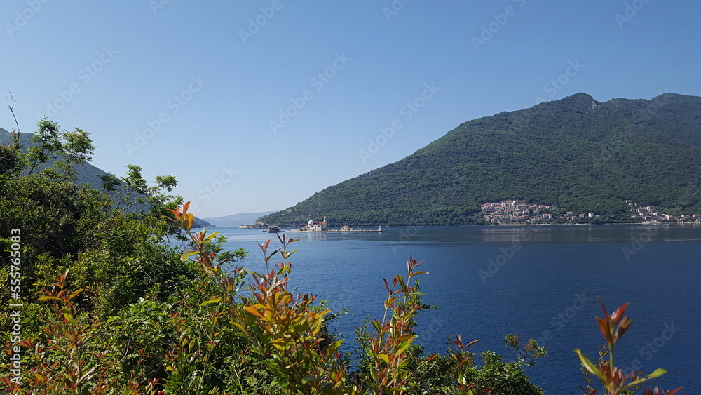 Obraz premium MONTENEGRO-Kotor Bay are a series of coves on the southern Dalmatian coast of the Adriatic Sea in Montenegro
