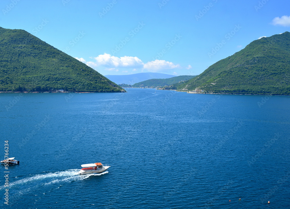 MONTENEGRO-Kotor Bay are a series of coves on the southern Dalmatian coast of the Adriatic Sea in Montenegro