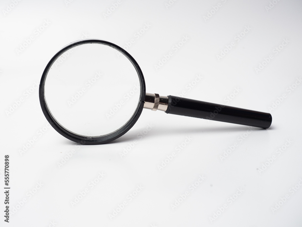 Picture of a black loupe or magnifier Picture of a black loupe or magnifier