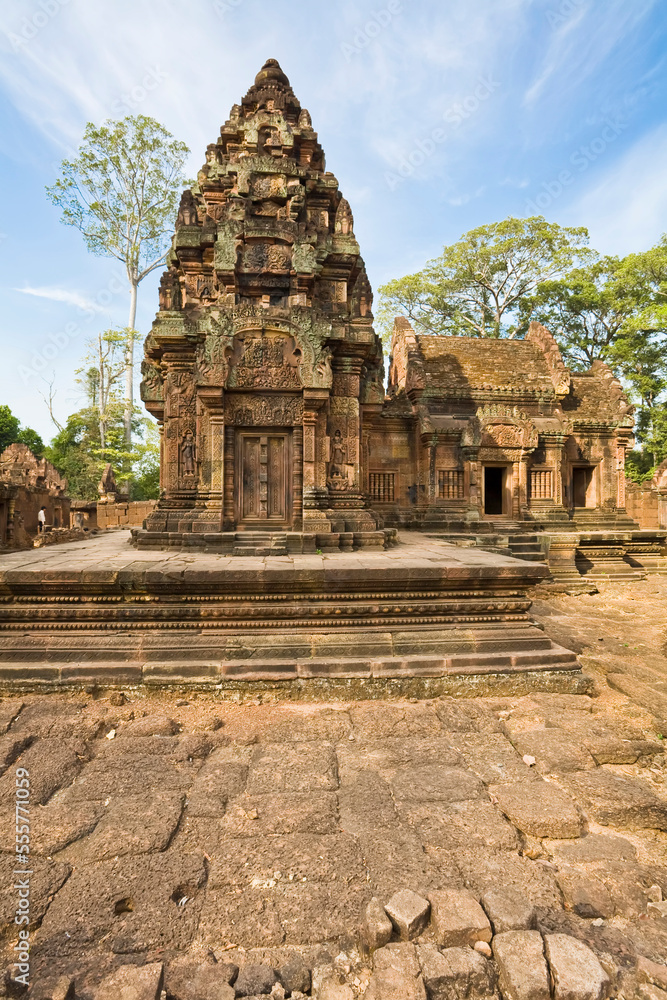 10th Century Khmer Temple, Banteay Srei, Angkor, Cambodia 10th Century Khmer Temple, Banteay Srei, Angkor, Cambodia