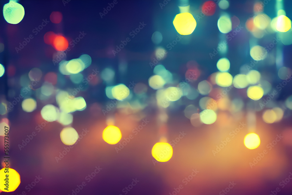 Blurred night lights Blurred night lights