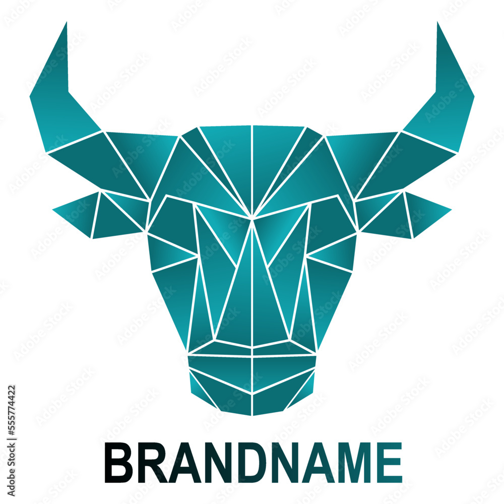 BULL HEAD ART IMAGE LOGO