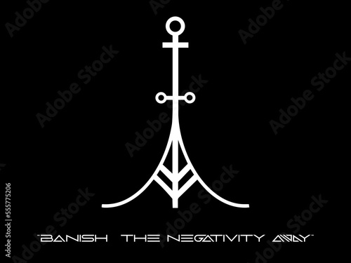 BANISH THE NEGATIVITY AWAY SIGIL