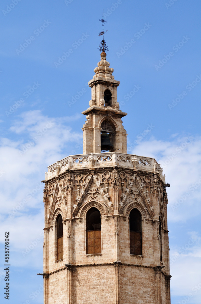 Top of Tower, Plaza de la Reine, Valencia, Spain