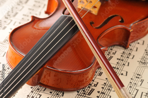 Violin and Sheet Music