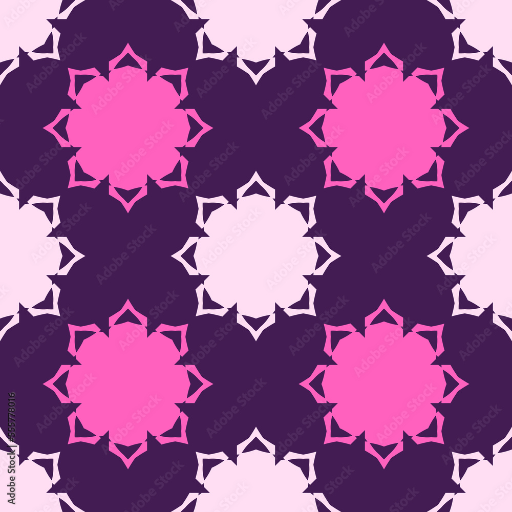 Seamless pattern with ethnic geometric ornament. Seamless pattern with ethnic geometric ornament.