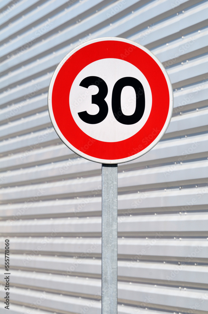 30 Sign, Clapiers, Herault, Languedoc-Roussillon, France 30 Sign, Clapiers, Herault, Languedoc-Roussillon, France