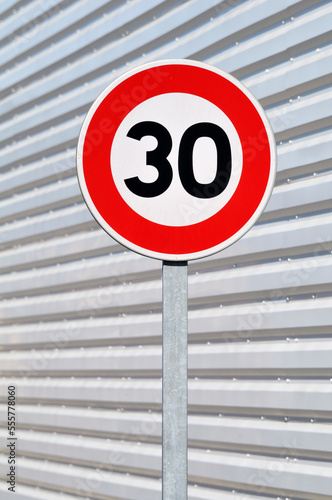 30 Sign, Clapiers, Herault, Languedoc-Roussillon, France photo