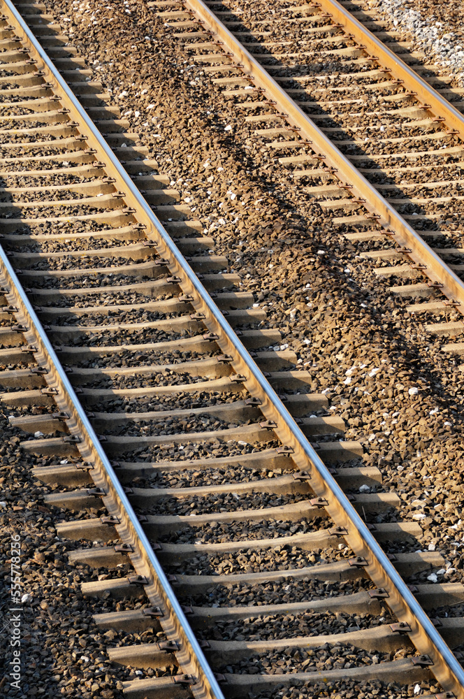 Railroad Tracks, Montpellier, Herault, France Railroad Tracks, Montpellier, Herault, France