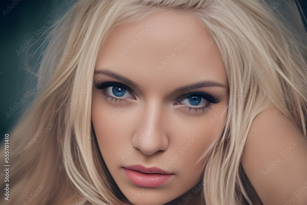 Fototapeta premium 女性AI作成 with generative ai