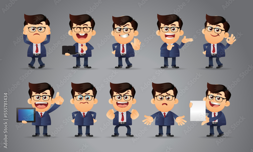 People with different poses. vector People with different poses. vector