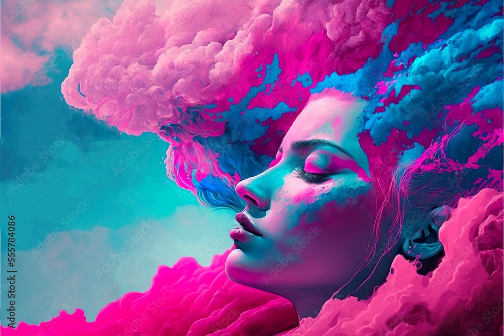 Woman in the Clouds (AI Generated) Woman in the Clouds (AI Generated)