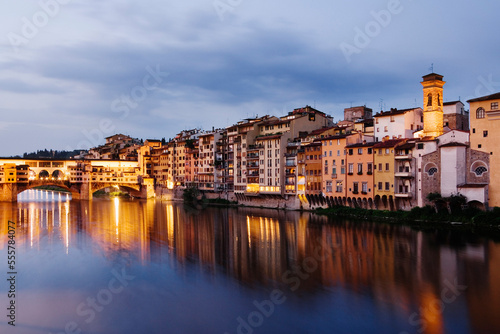 River Arno, Florence, Italy photo
