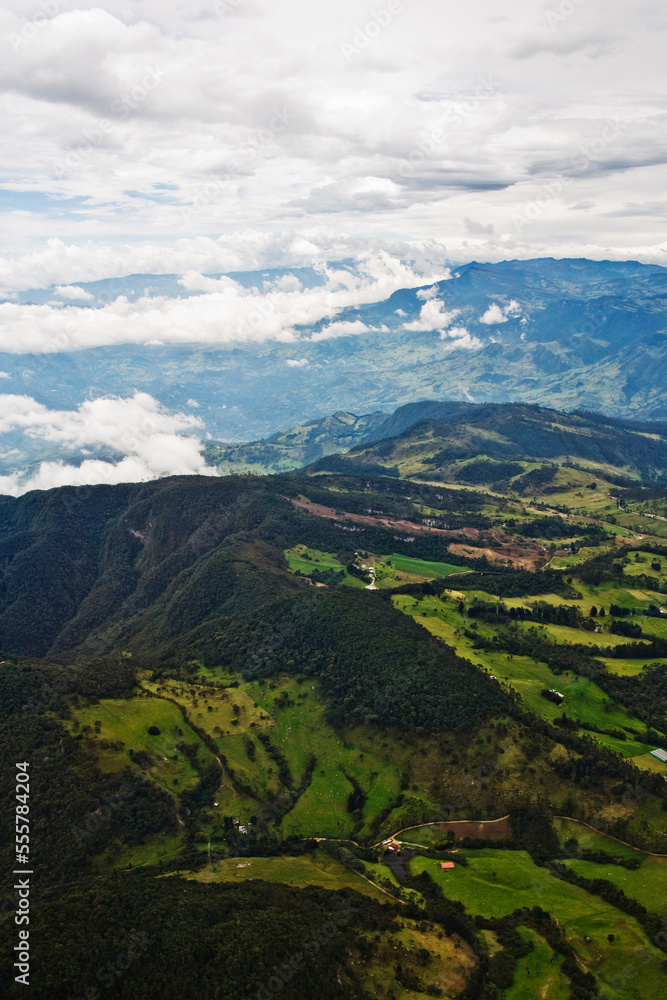 Aerial View Near Bogota, Colombia Aerial View Near Bogota, Colombia