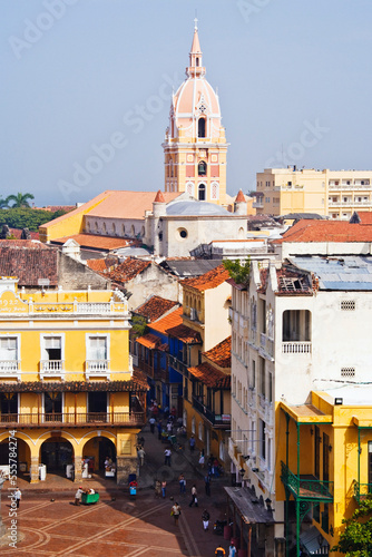 Plaza de los Coches, Cartagena, Colombia photo