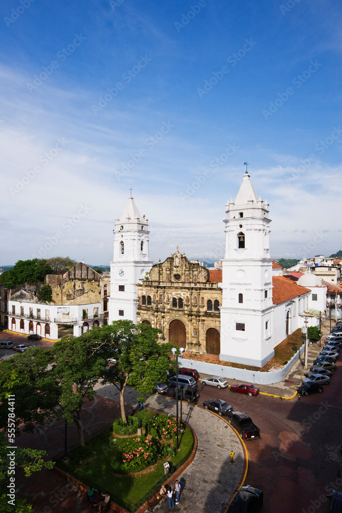 Cathedral in Casco Viejo, Panama City, Panama Cathedral in Casco Viejo, Panama City, Panama