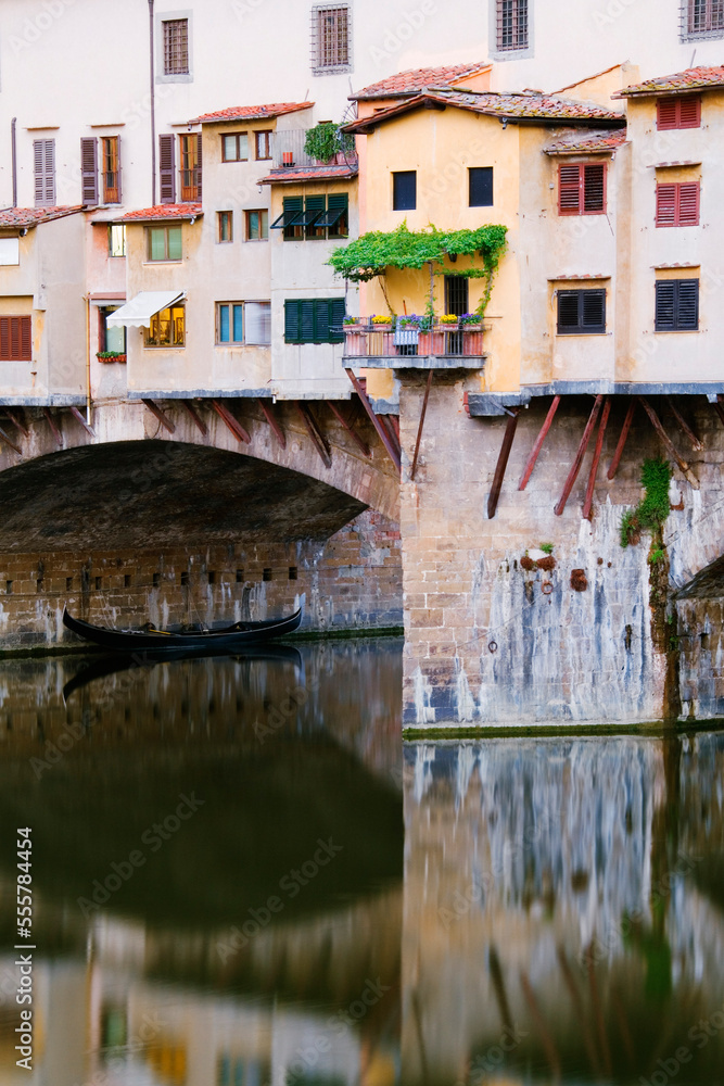 River Arno and Ponte Vecchio, Florence, Tuscany, Italy