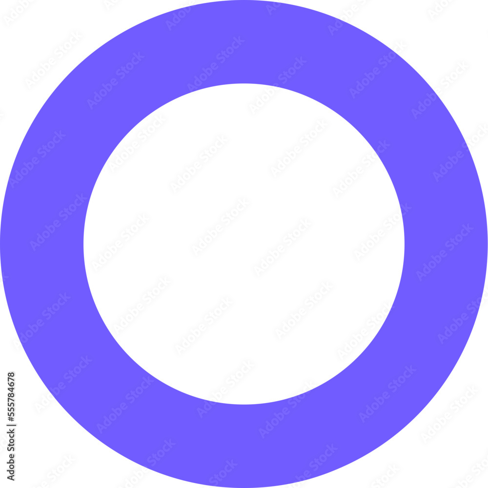 Donut shape illustration Donut shape illustration