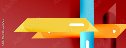 Background overlapping lines. Dynamic lines abstract wallpaper. Straight lines composition vector illustration for wallpaper banner background or landing page