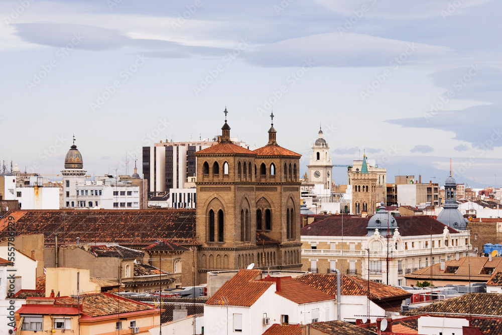 Cityscape, Zaragoza, Aragon, Spain Cityscape, Zaragoza, Aragon, Spain