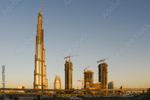 Buildings Under Construction, Dubai, United Arab Emirates
