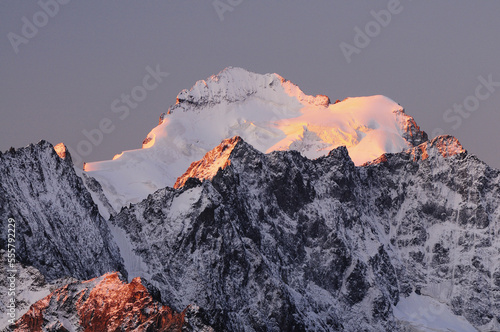 Barre des Ecrins at Sunrise, Rhone-Alpes, France