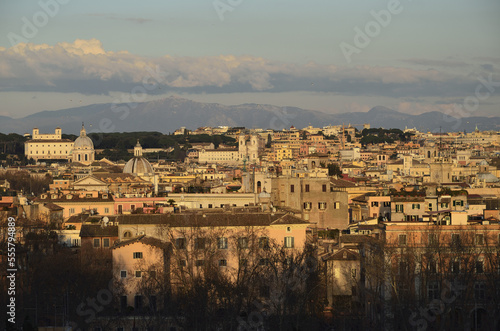 View From Manfredi Lighthouse, Gianicolo Hill, Rome, Lazio, Italy photo