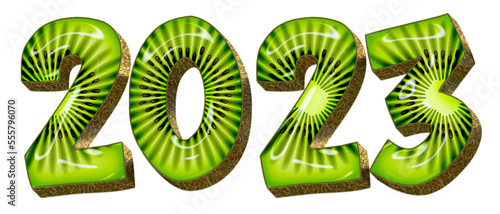 2023 Kiwi Text 3D