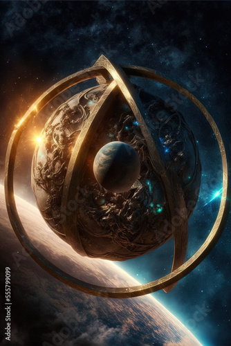 planet in space