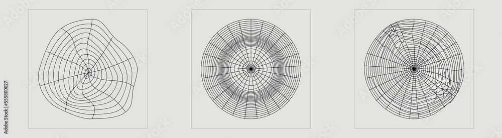 Brutalism shapes. Retro futuristic graphic ornaments. Modern abstract forms. Stars, starburst . Vector illustration Brutalism shapes. Retro futuristic graphic ornaments. Modern abstract forms. Stars, starburst . Vector illustration