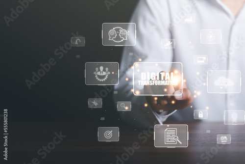 digitization and business processes and big data,strategy technology digitization,increase efficiency and make the operation is automatic,financial internet system,Internet and cloud computing