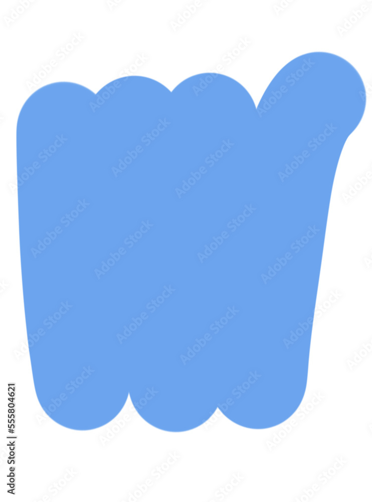 Blue Abstract Blob Blue Abstract Blob