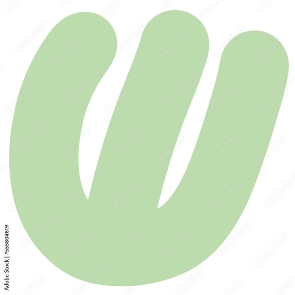 Green Abstract Blob Green Abstract Blob