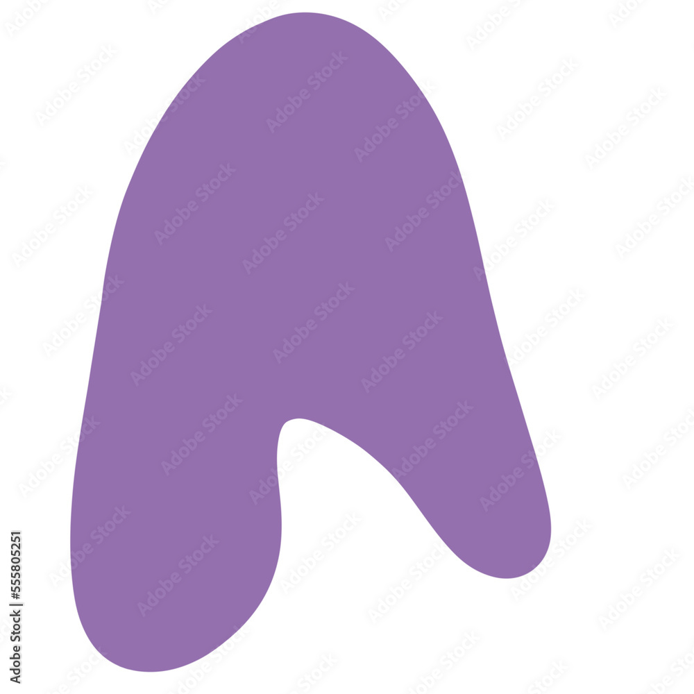 Purple Abstract Blob Purple Abstract Blob