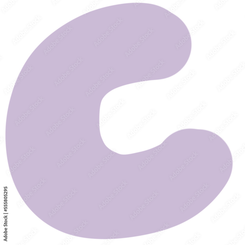 Purple Abstract Blob