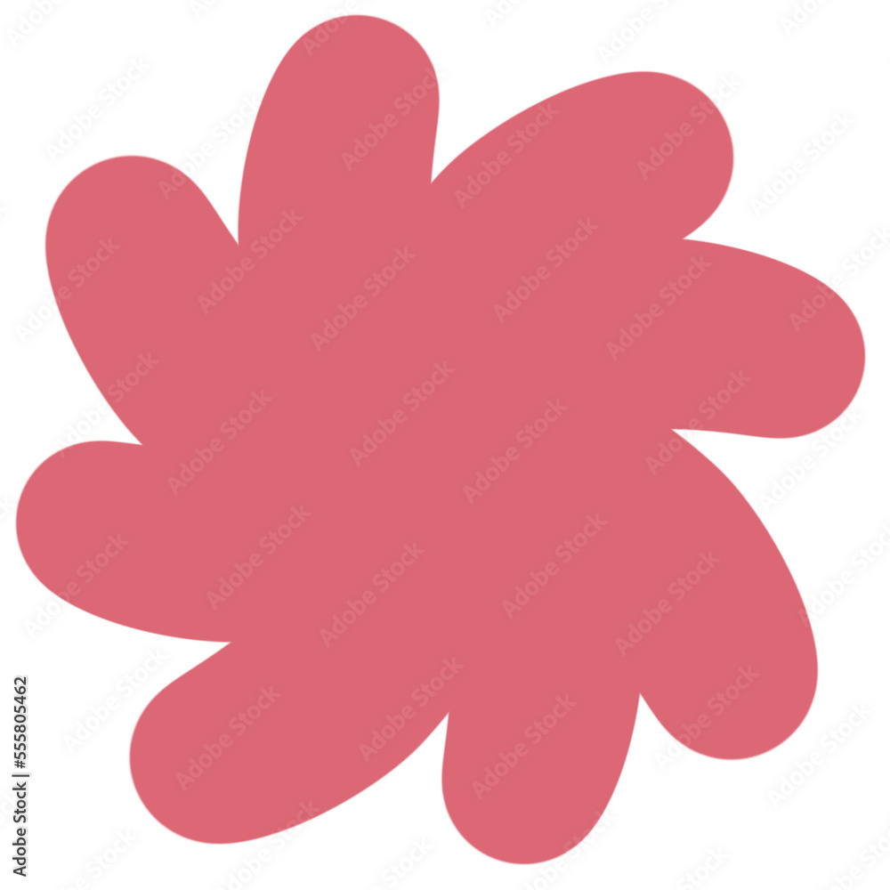 Pink and Red Abstract Blob Pink and Red Abstract Blob