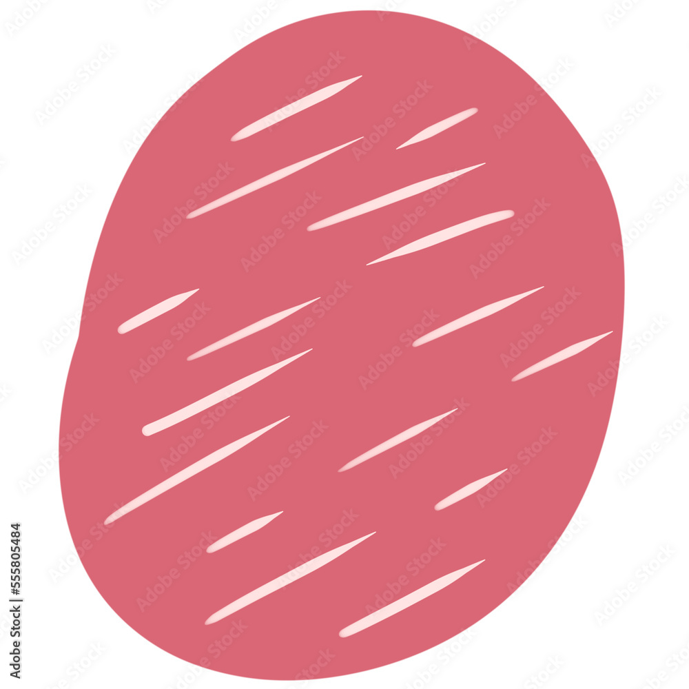 Pink and Red Abstract Blob Pink and Red Abstract Blob