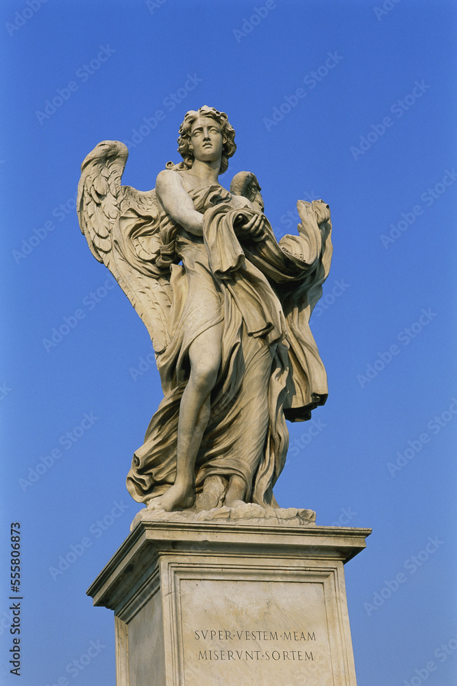 Angel Statue at Sant'Angelo Bridge, Rome, Italy Angel Statue at Sant'Angelo Bridge, Rome, Italy