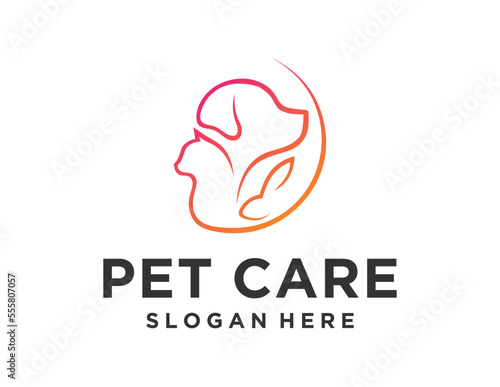 Logo about Pet on white background. created using the CorelDraw application.