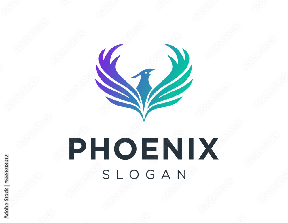Logo about Phoenix on white background. created using the CorelDraw application.