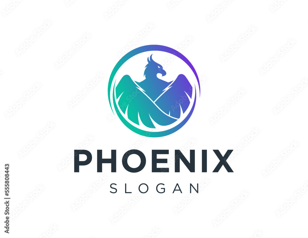 Logo about Phoenix on white background. created using the CorelDraw application.