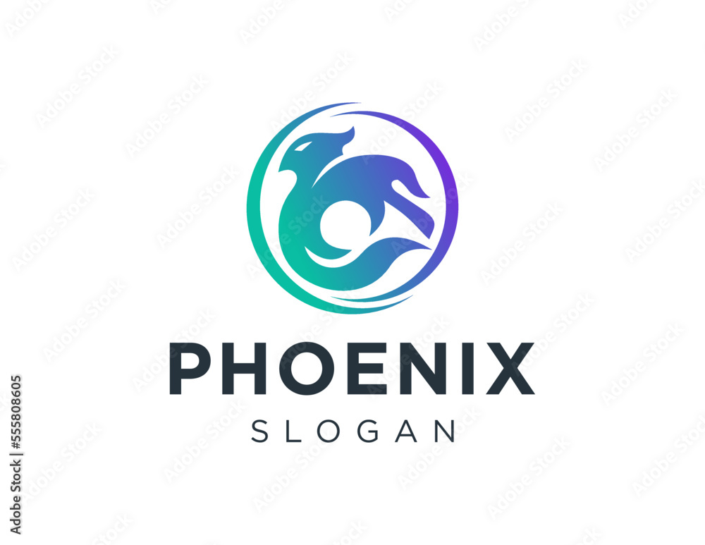 Logo about Phoenix on white background. created using the CorelDraw application. Logo about Phoenix on white background. created using the CorelDraw application.