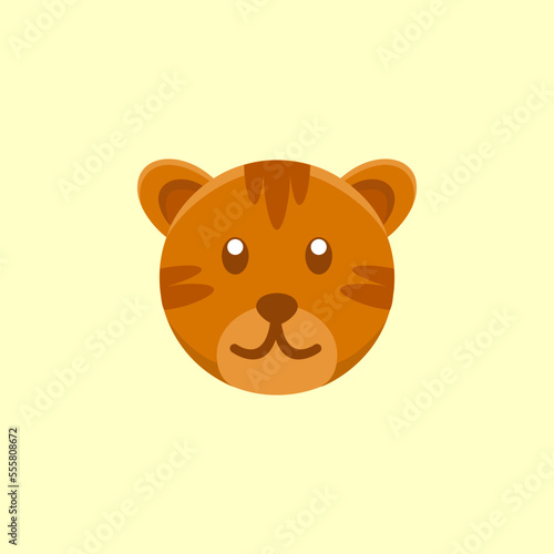 Cute Tiger Logo Design