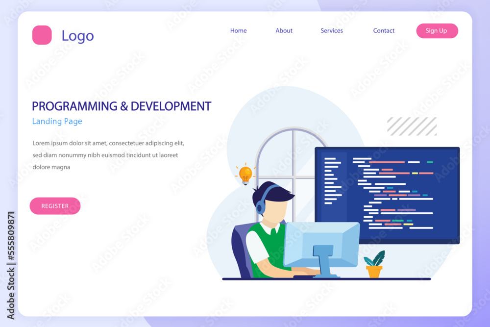 Programmers at work concept, People work on table using laptops programming and coding, programming languages. css, html, PHP, ui. Flat vector template style Suitable for Web Landing Pages. Programmers at work concept, People work on table using laptops programming and coding, programming languages. css, html, PHP, ui. Flat vector template style Suitable for Web Landing Pages.