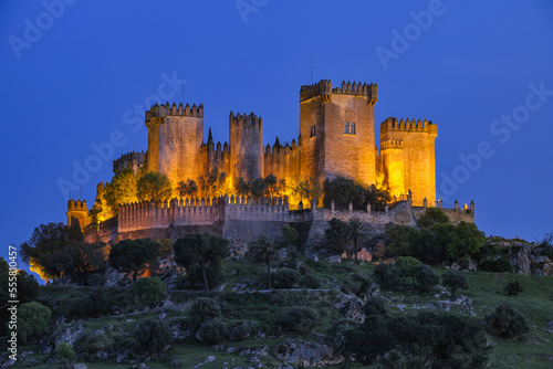 Castle of Almodovar del Rio, Almodovar del Rio, Cordoba Province, Andalusia, Spain