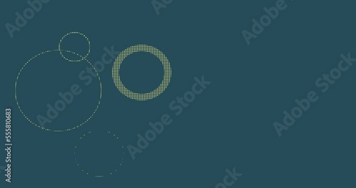 background animation of fireworks circle pattern
