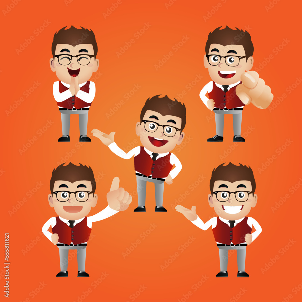 businessman set businessman set