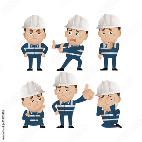 People Set - Profession - Worker. builder