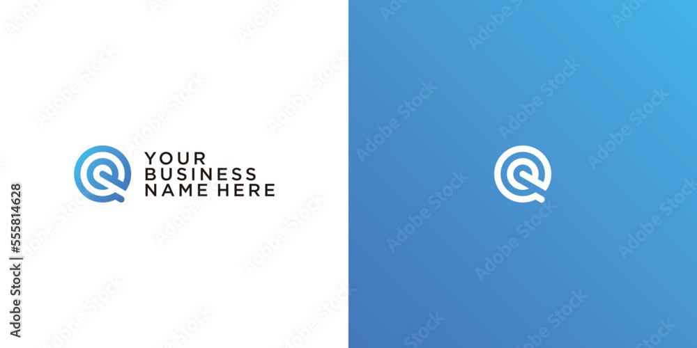 EQ, QE Letter Logo Vector Template Abstract Monogram Symbol EQ, QE Letter Logo Vector Template Abstract Monogram Symbol